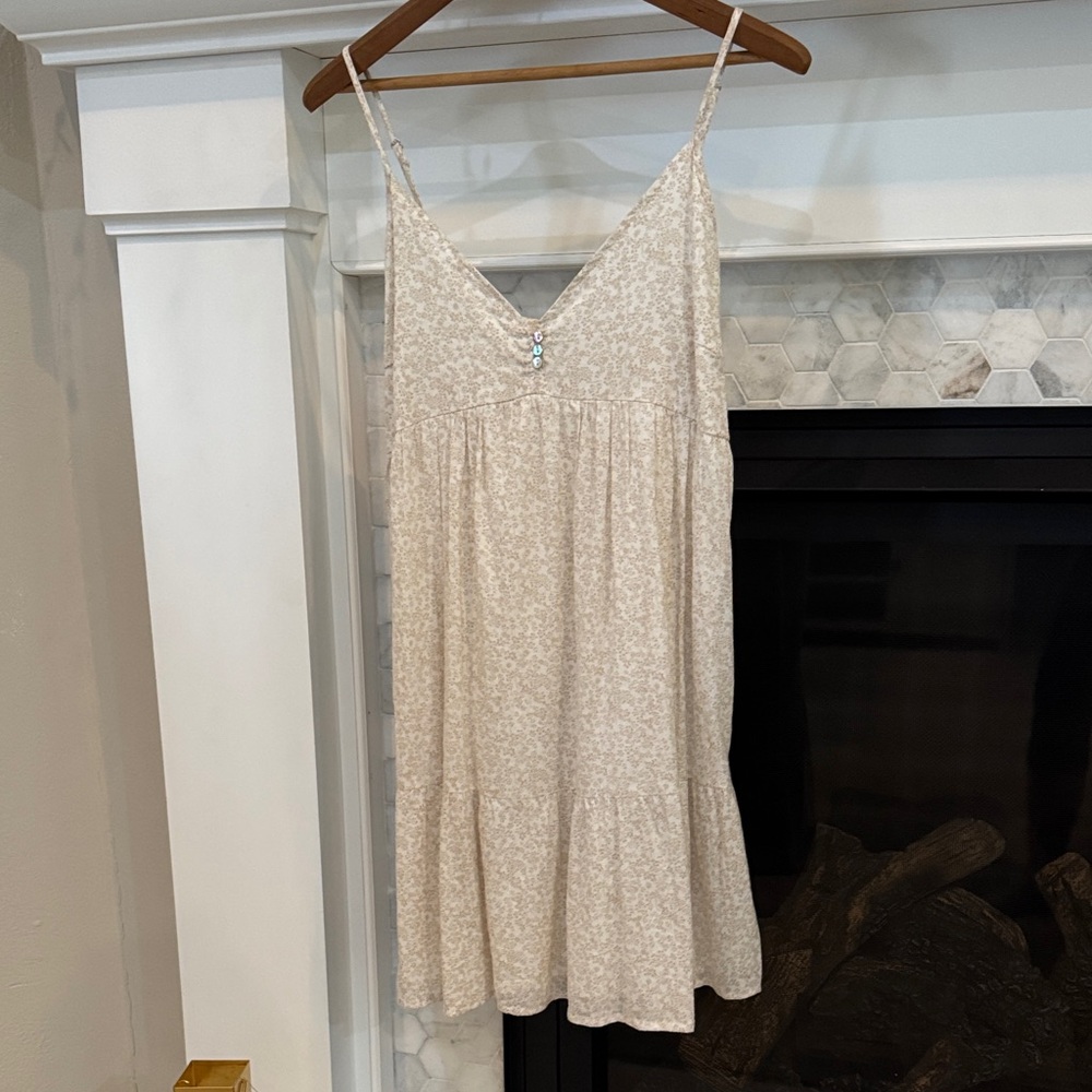 Wild Fable Cream Floral Mini Dress